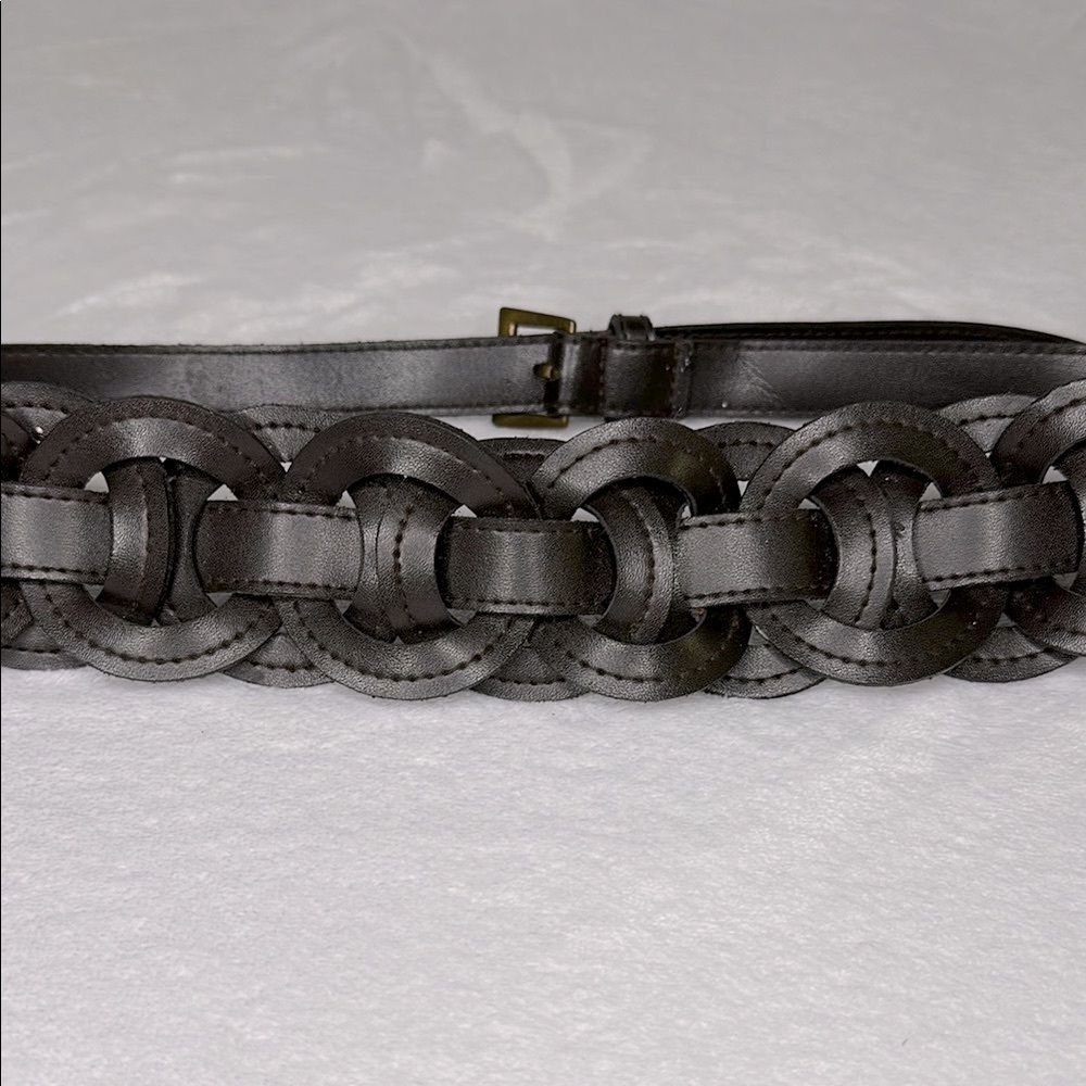 Women’s Brown Woven Belt
